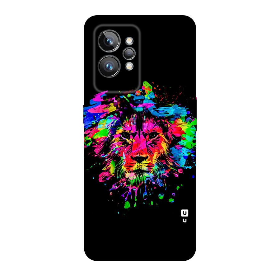 Artistic Lion Art Splash Original Polycarbonate Back Case for Realme GT2 Pro