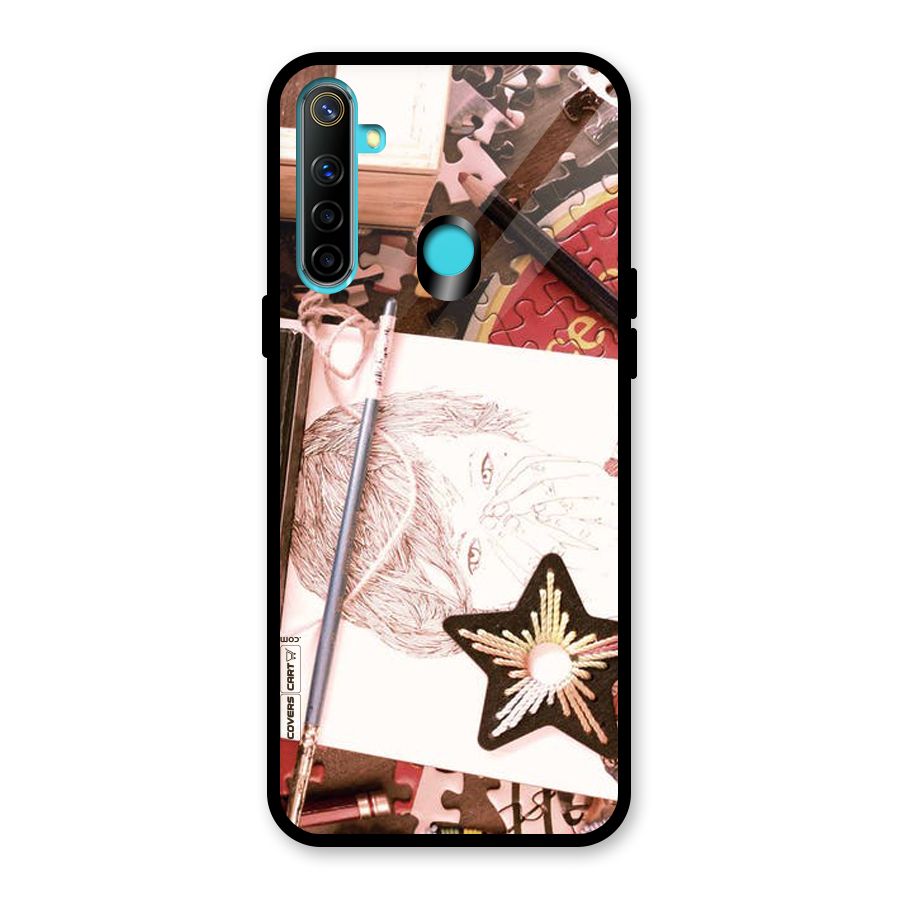 Artistic Messy Glass Back Case for Realme Narzo 10