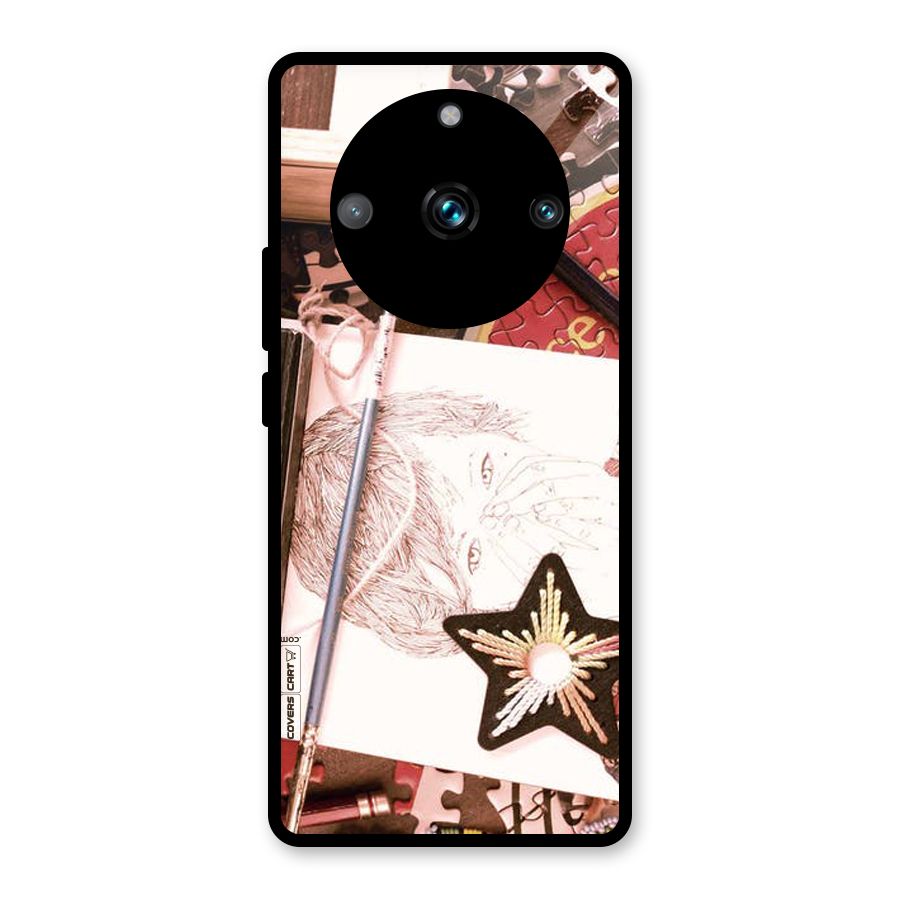 Artistic Messy Glass Back Case for Realme Narzo 60 Pro