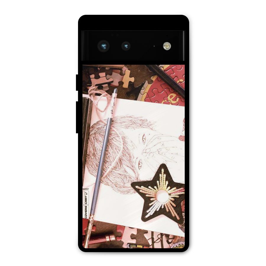 Artistic Messy Metal Back Case for Google Pixel 6