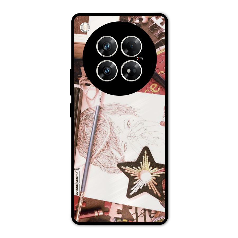 Artistic Messy Metal Back Case for Infinix Zero 40 5G
