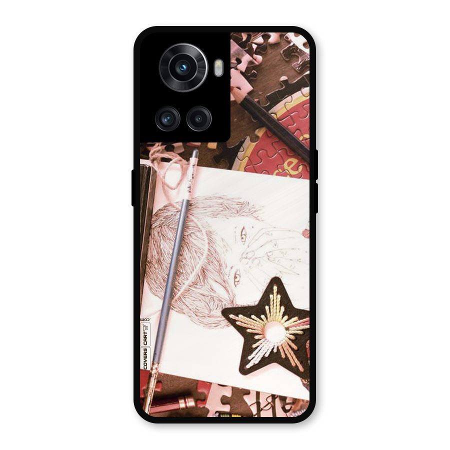Artistic Messy Metal Back Case for OnePlus 10R