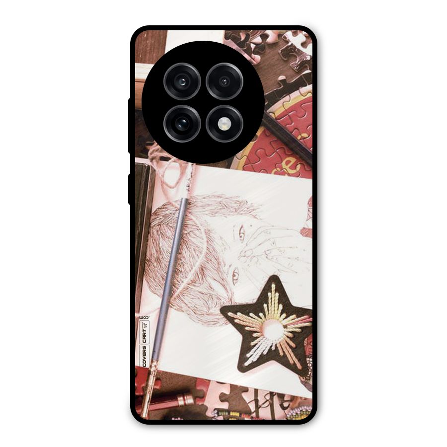 Artistic Messy Metal Back Case for OnePlus 13R