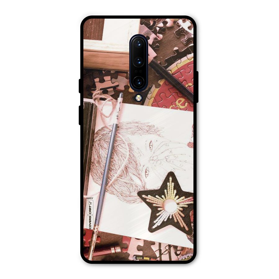 Artistic Messy Metal Back Case for OnePlus 7 Pro