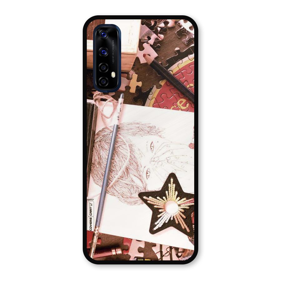 Artistic Messy Metal Back Case for Realme Narzo 20 Pro