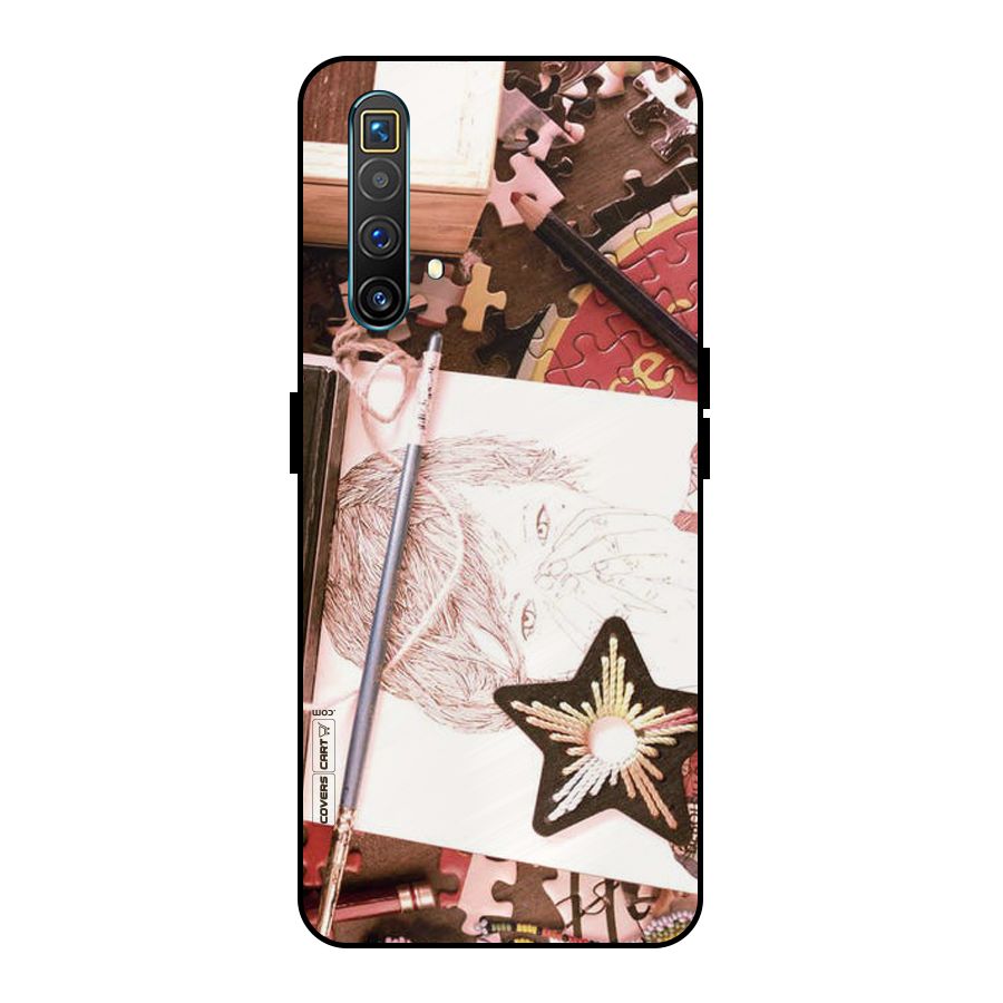 Artistic Messy Metal Back Case for Realme X3 SuperZoom