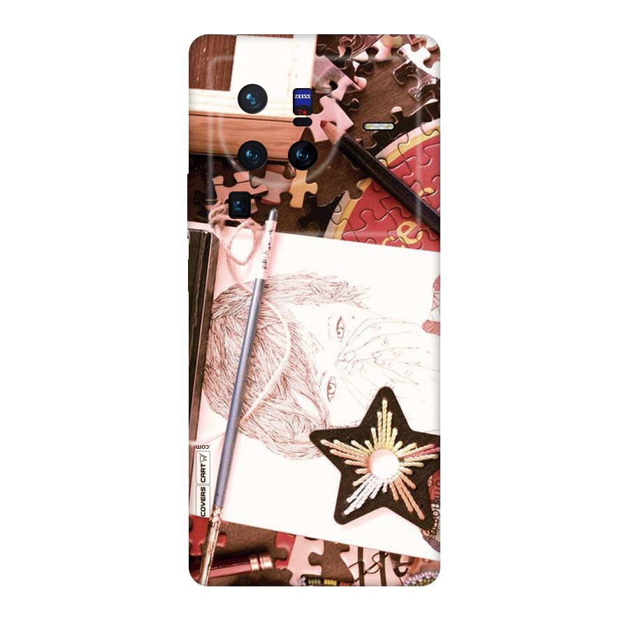 Artistic Messy Original Polycarbonate Back Case for Vivo X80