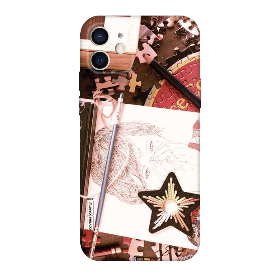 Artistic Messy Original Polycarbonate Back Case for iPhone 12