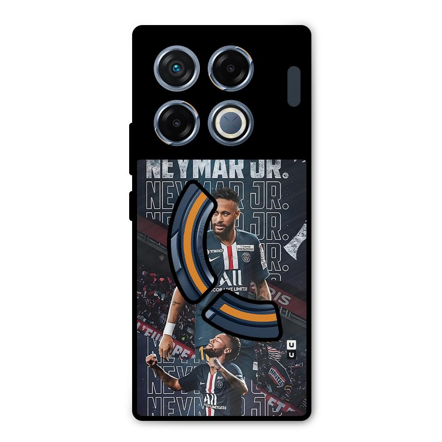 Artistic Striker Metal Back Case for Infinix GT 20 Pro