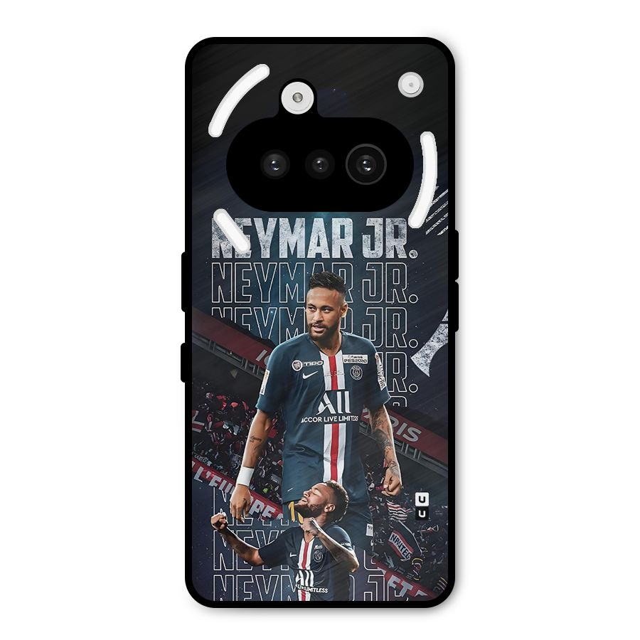 Artistic Striker Metal Back Case for Nothing Phone 3a