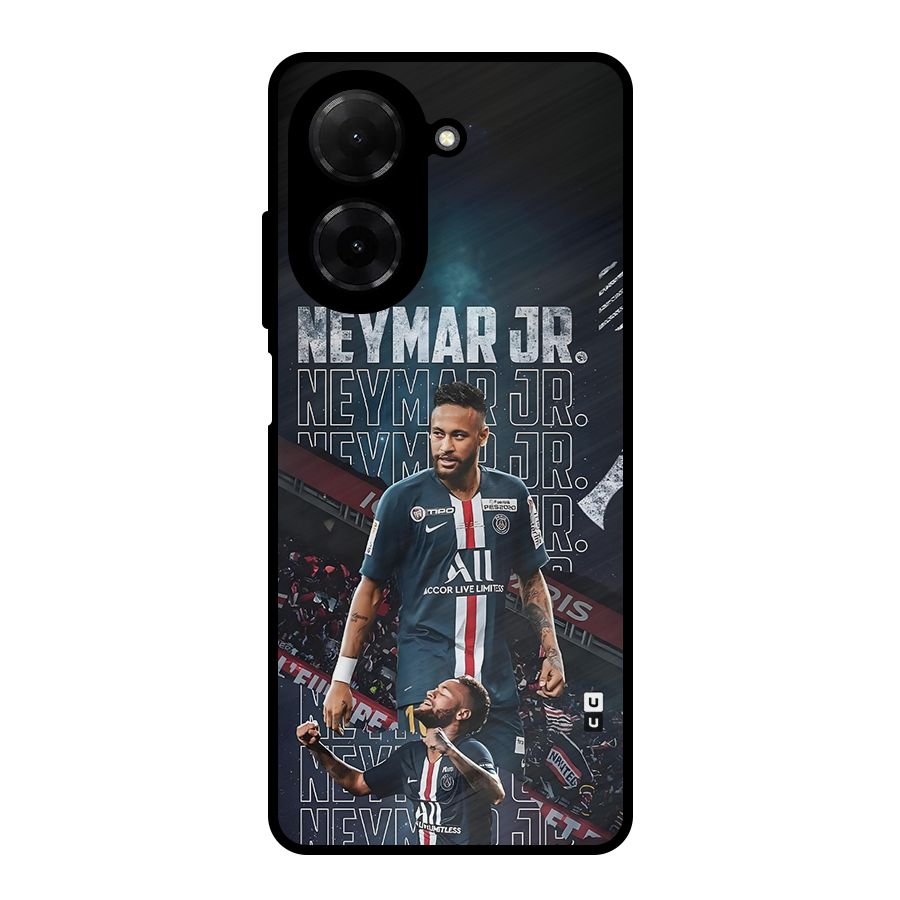 Artistic Striker Metal Back Case for Poco C71
