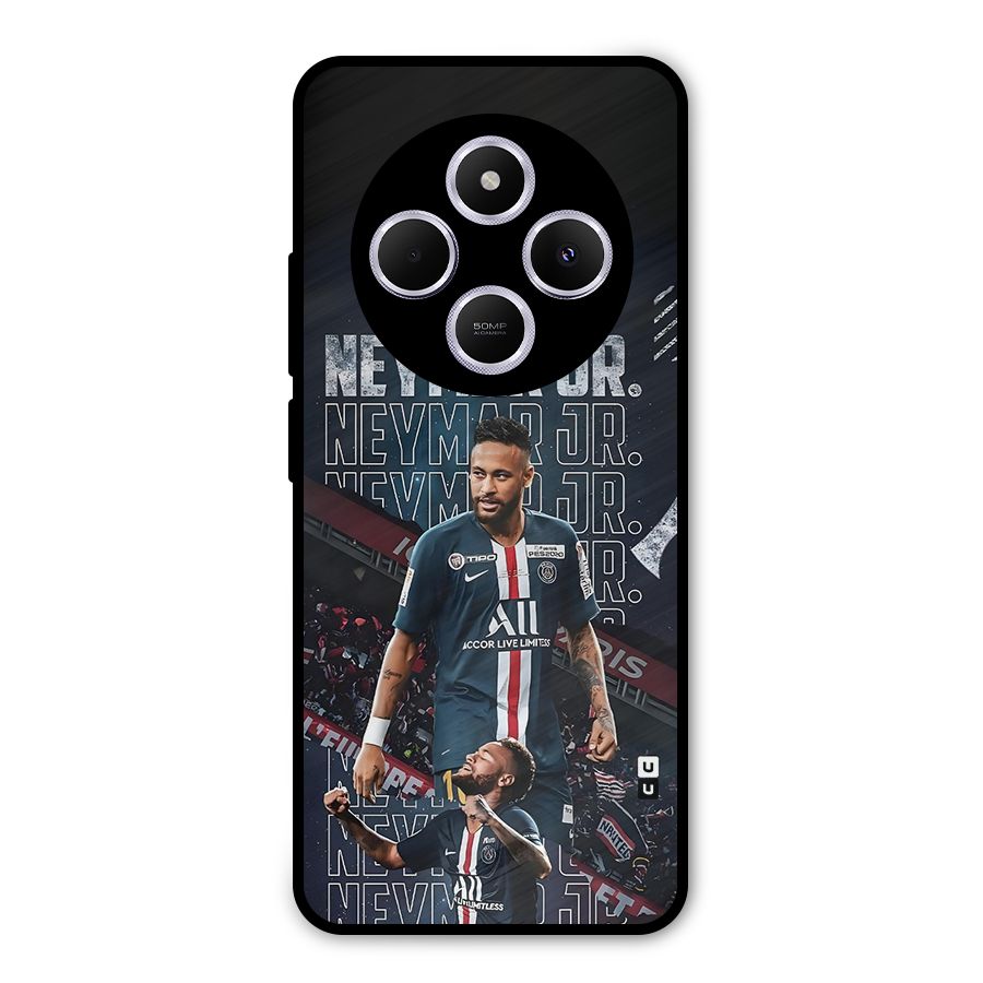 Artistic Striker Metal Back Case for Poco C75 5G