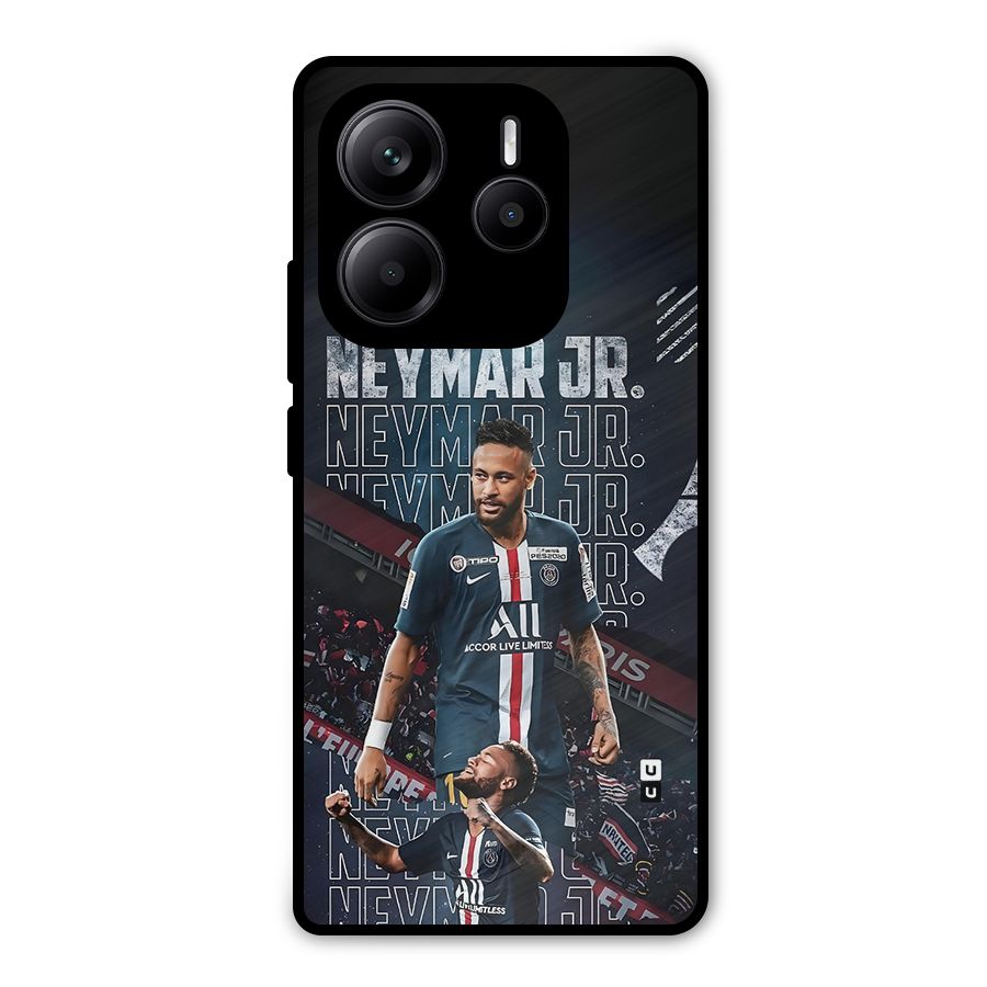 Artistic Striker Metal Back Case for Redmi Note 14 5G