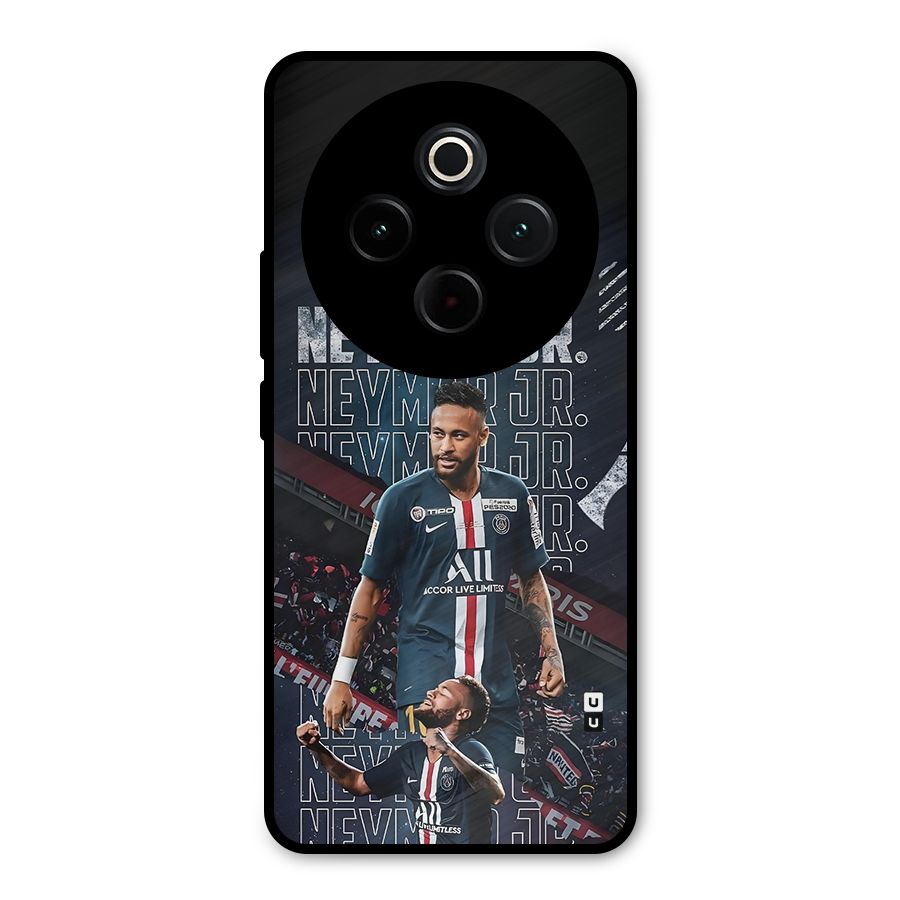 Artistic Striker Metal Back Case for Vivo T4