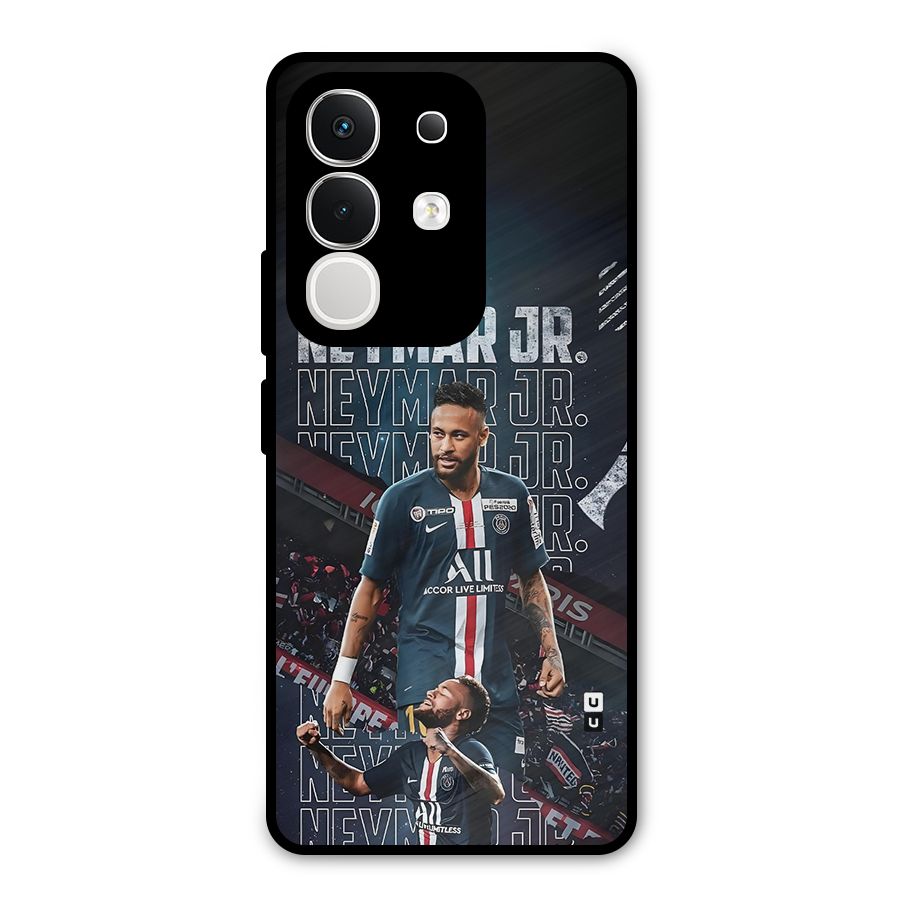 Artistic Striker Metal Back Case for iQOO Z10x