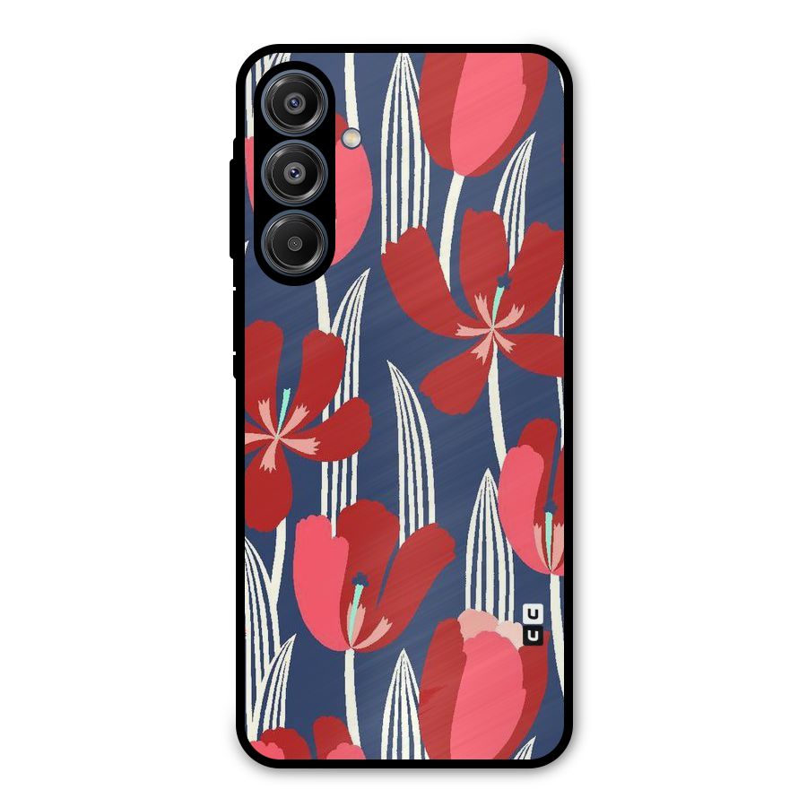 Artistic Tulips Metal Back Case for Galaxy A16 5G