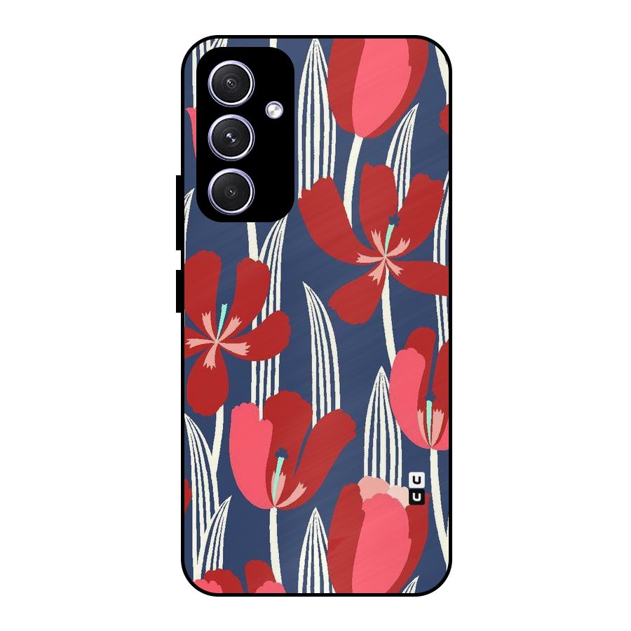 Artistic Tulips Metal Back Case for Galaxy A54