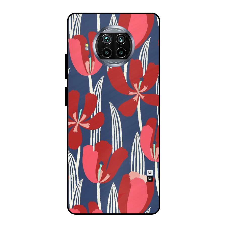 Artistic Tulips Metal Back Case for Mi 10i