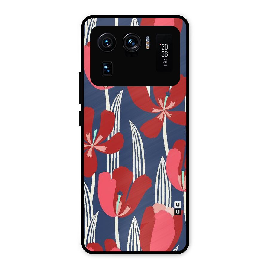 Artistic Tulips Metal Back Case for Mi 11 Ultra