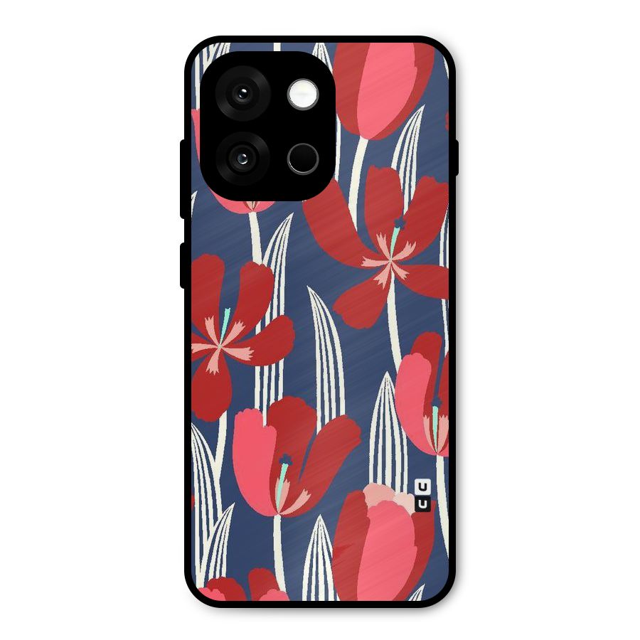 Artistic Tulips Metal Back Case for OnePlus 13s