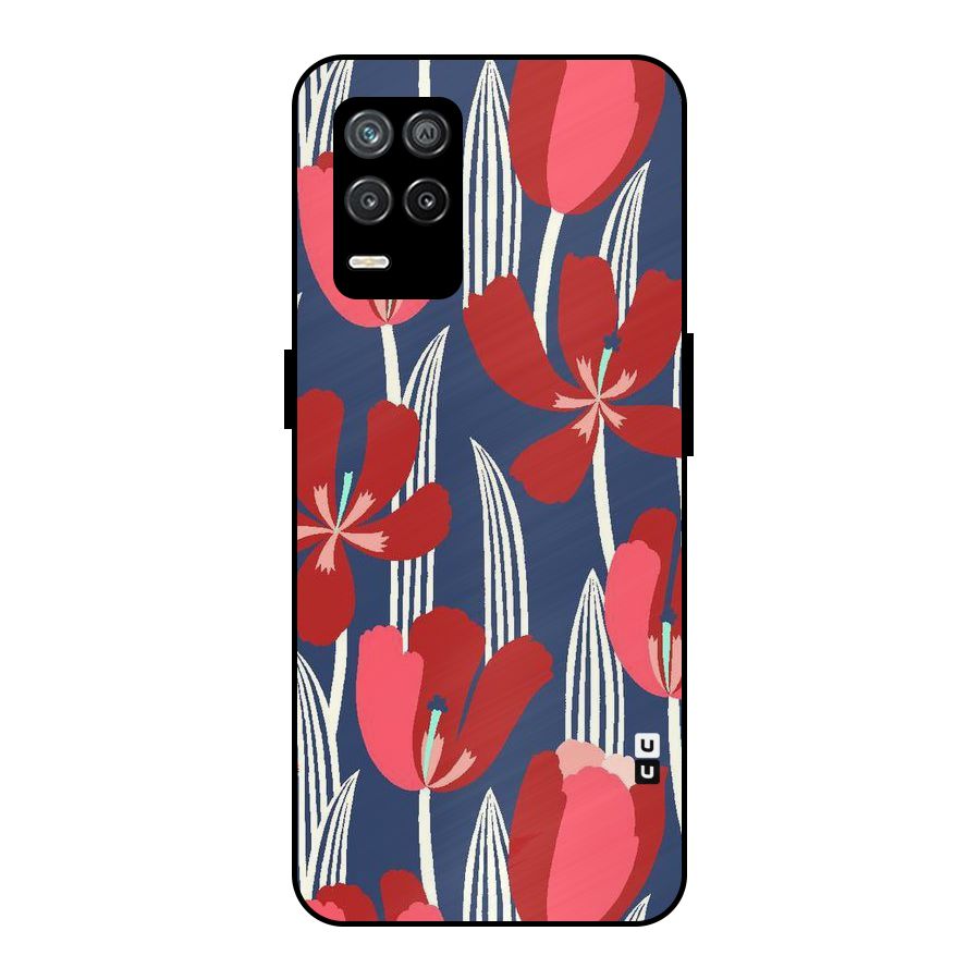 Artistic Tulips Metal Back Case for Realme 9 5G