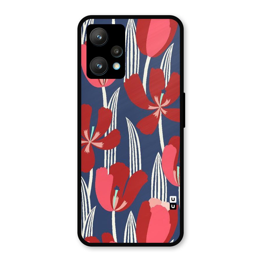 Artistic Tulips Metal Back Case for Realme 9 Pro Plus 5G