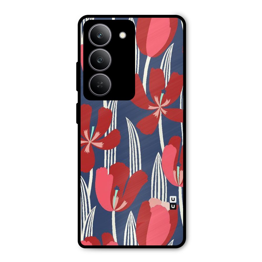 Artistic Tulips Metal Back Case for Realme P3x