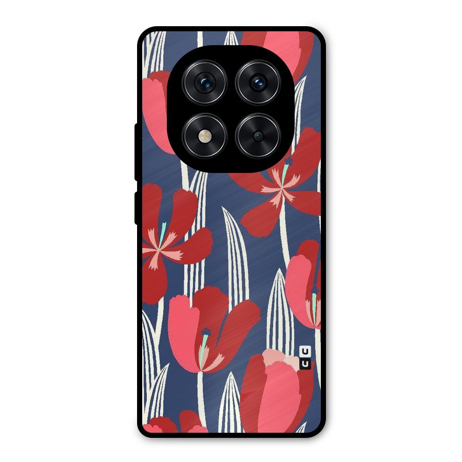 Artistic Tulips Metal Back Case for Redmi Note 14 Pro 5G