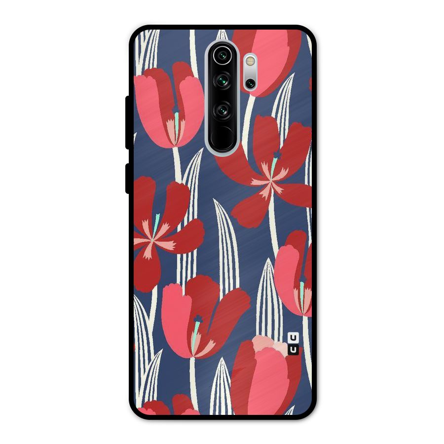 Artistic Tulips Metal Back Case for Redmi Note 8 Pro