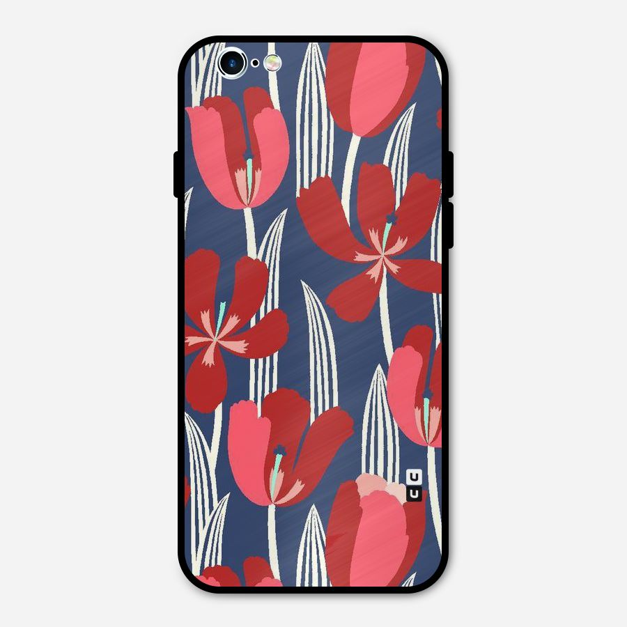 Artistic Tulips Metal Back Case for iPhone 6 6s