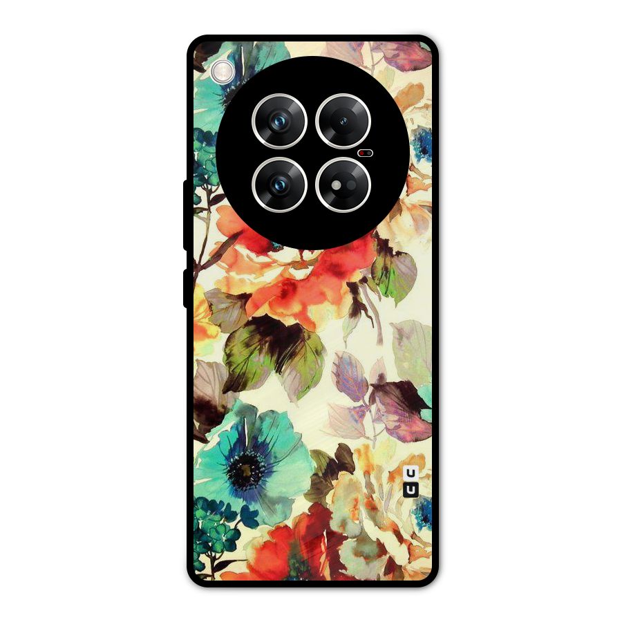 Artsy Bloom Flower Metal Back Case for Infinix Zero 40 5G