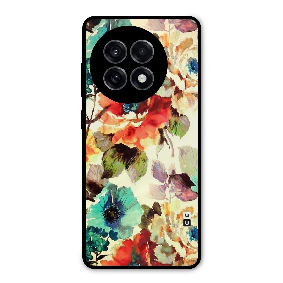 Artsy Bloom Flower Metal Back Case for OnePlus 13R