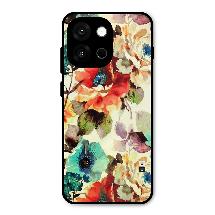 Artsy Bloom Flower Metal Back Case for OnePlus 13s