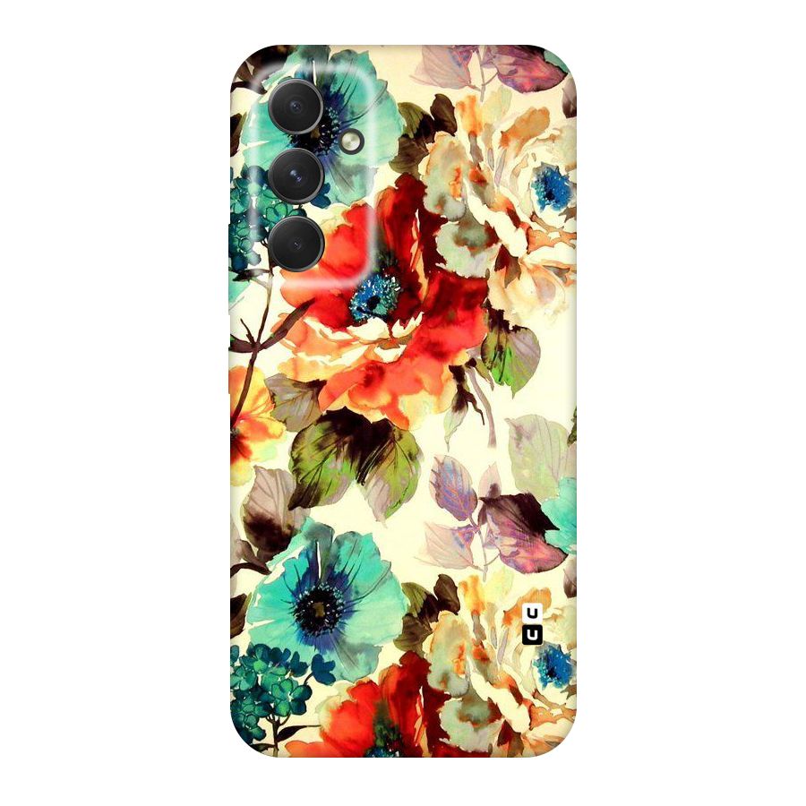 Artsy Bloom Flower Original Polycarbonate Back Case for Galaxy A54