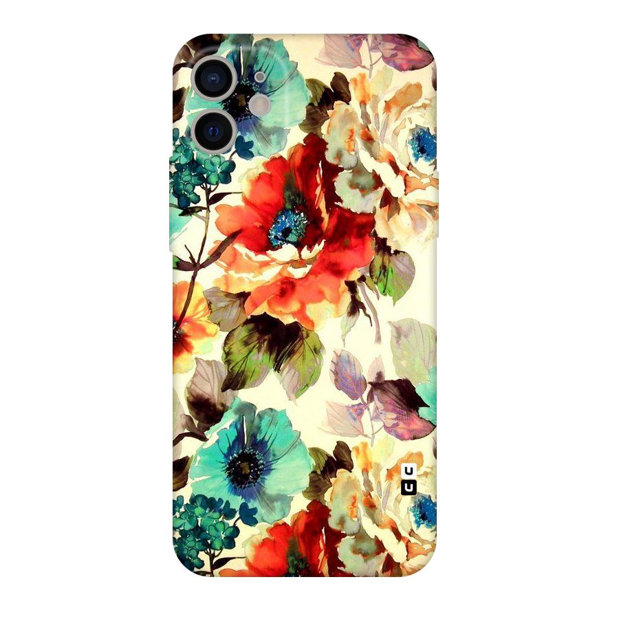 Artsy Bloom Flower Original Polycarbonate Back Case for iPhone 11