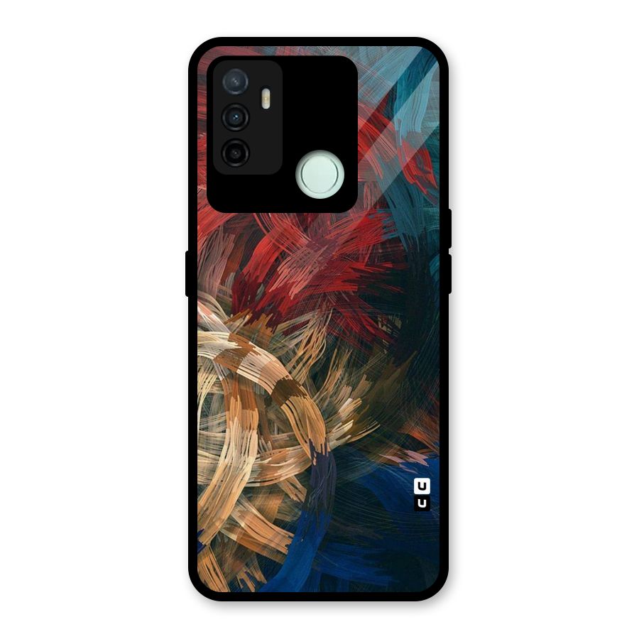 Artsy Colors Glass Back Case for Oppo A53