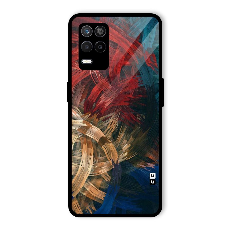 Artsy Colors Glass Back Case for Realme 8s 5G