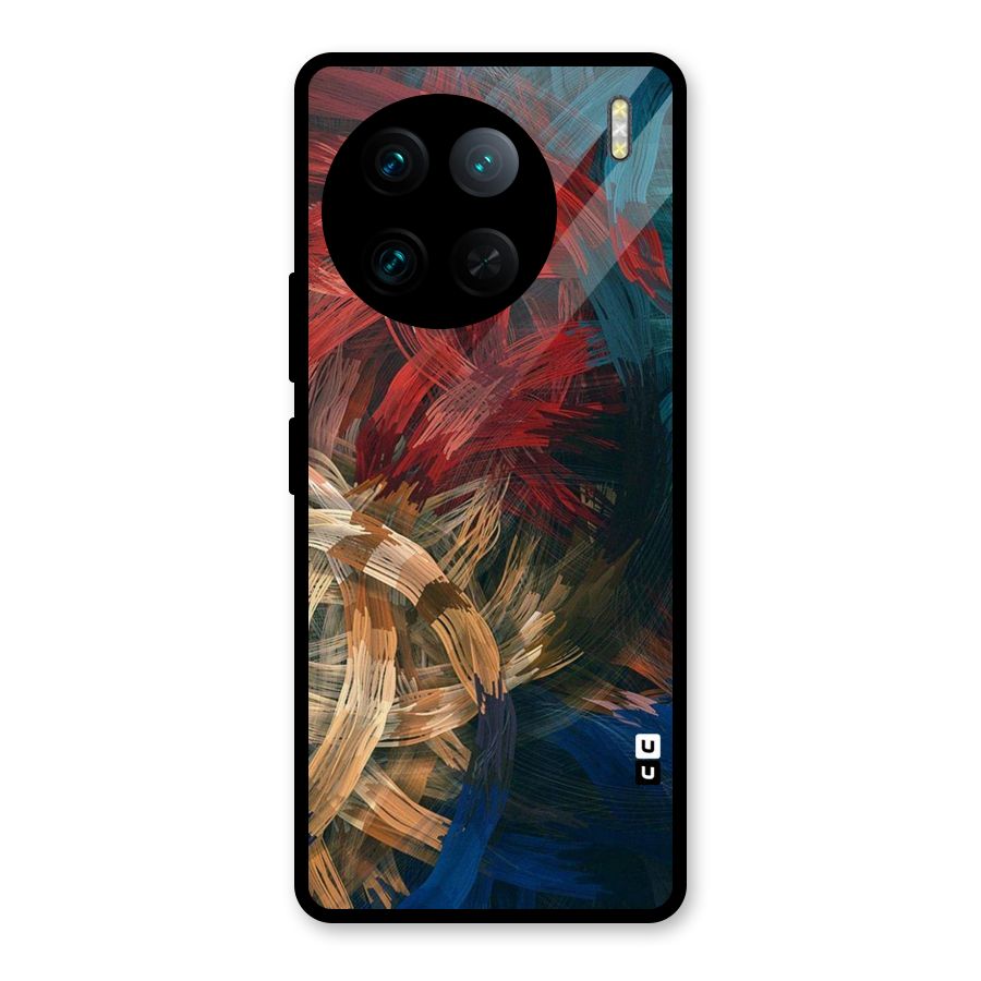 Artsy Colors Glass Back Case for Vivo X90 Pro