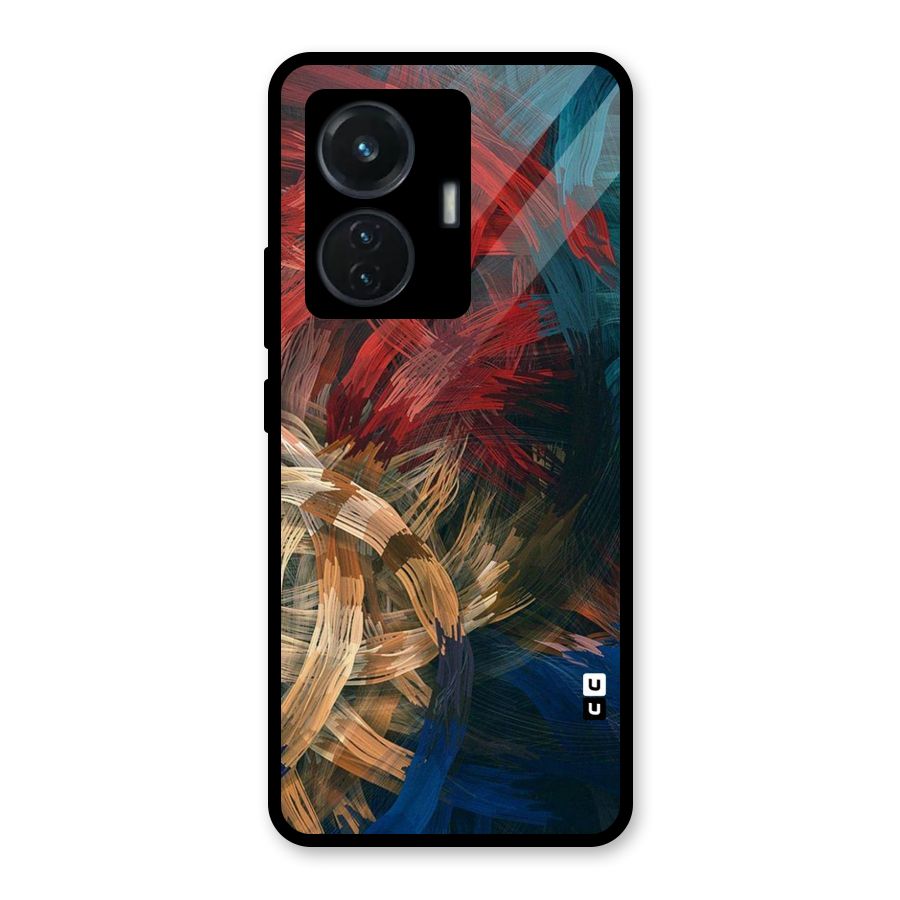 Artsy Colors Glass Back Case for iQOO Z6 44W