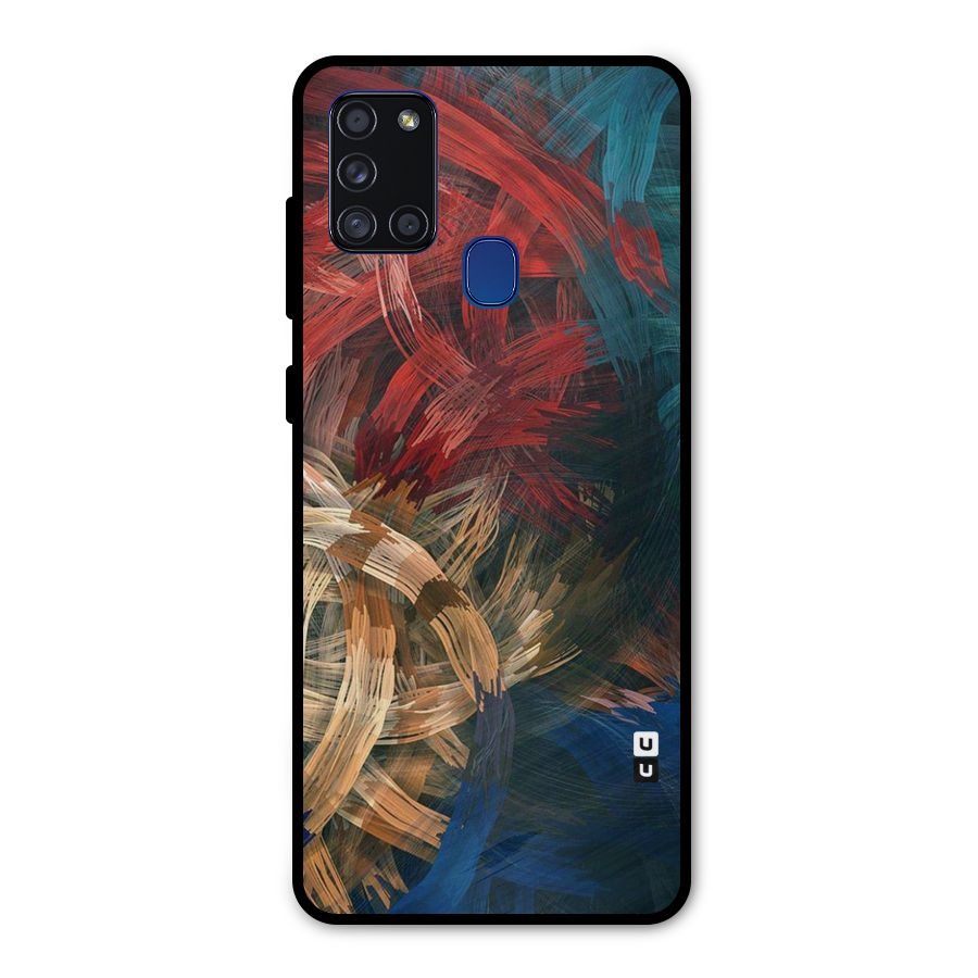 Artsy Colors Metal Back Case for Galaxy A21s