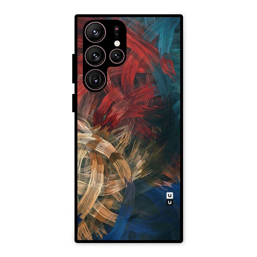 Artsy Colors Metal Back Case for Galaxy S22 Ultra 5G