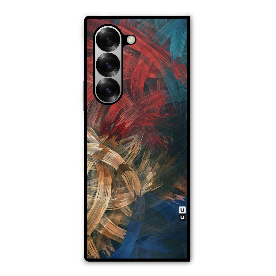 Artsy Colors Metal Back Case for Galaxy Z Fold6