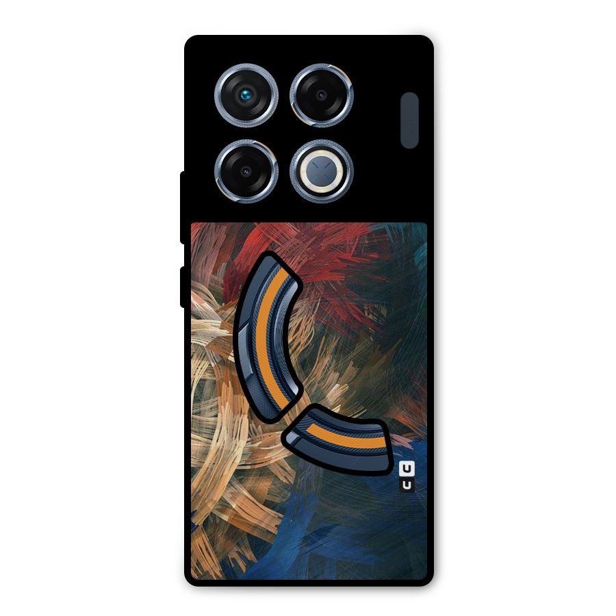 Artsy Colors Metal Back Case for Infinix GT 20 Pro