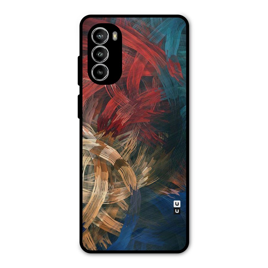 Artsy Colors Metal Back Case for Moto G82