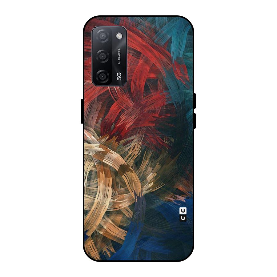 Artsy Colors Metal Back Case for Oppo A53s 5G