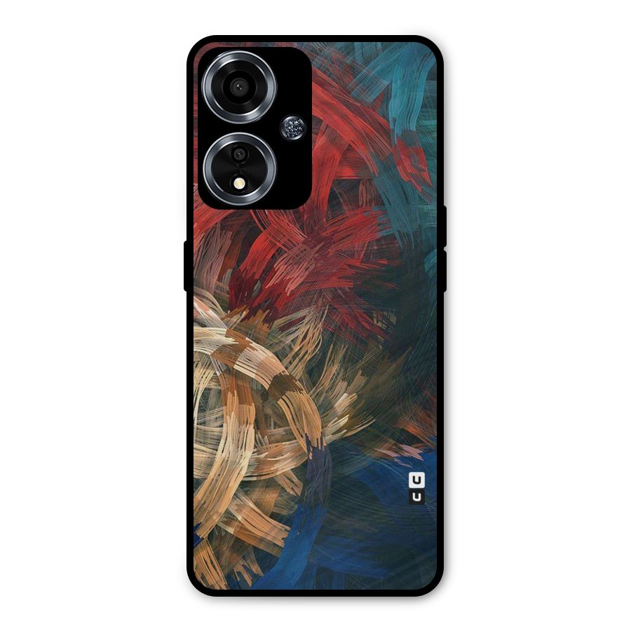 Artsy Colors Metal Back Case for Oppo A59