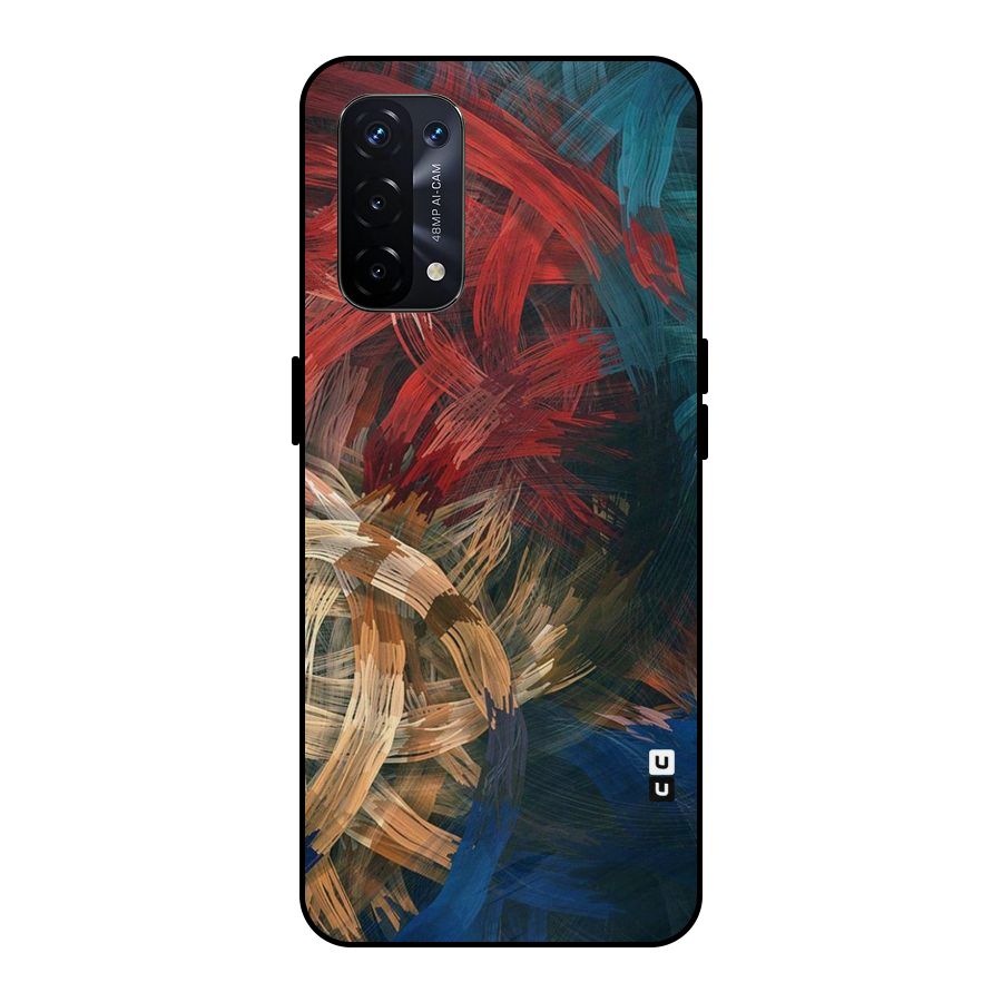 Artsy Colors Metal Back Case for Oppo A74 5G