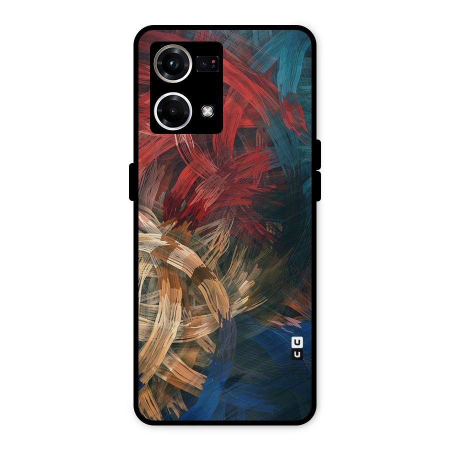 Artsy Colors Metal Back Case for Oppo F21s Pro 4G