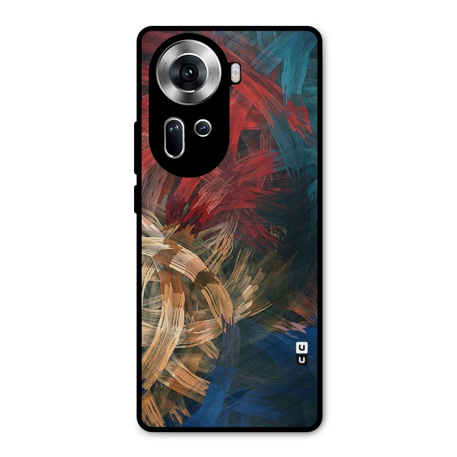 Artsy Colors Metal Back Case for Oppo Reno11 5G