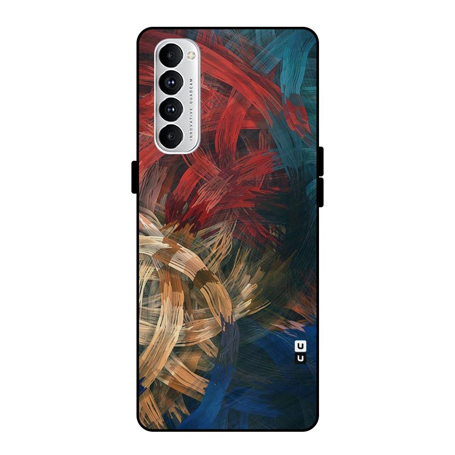 Artsy Colors Metal Back Case for Oppo Reno4 Pro